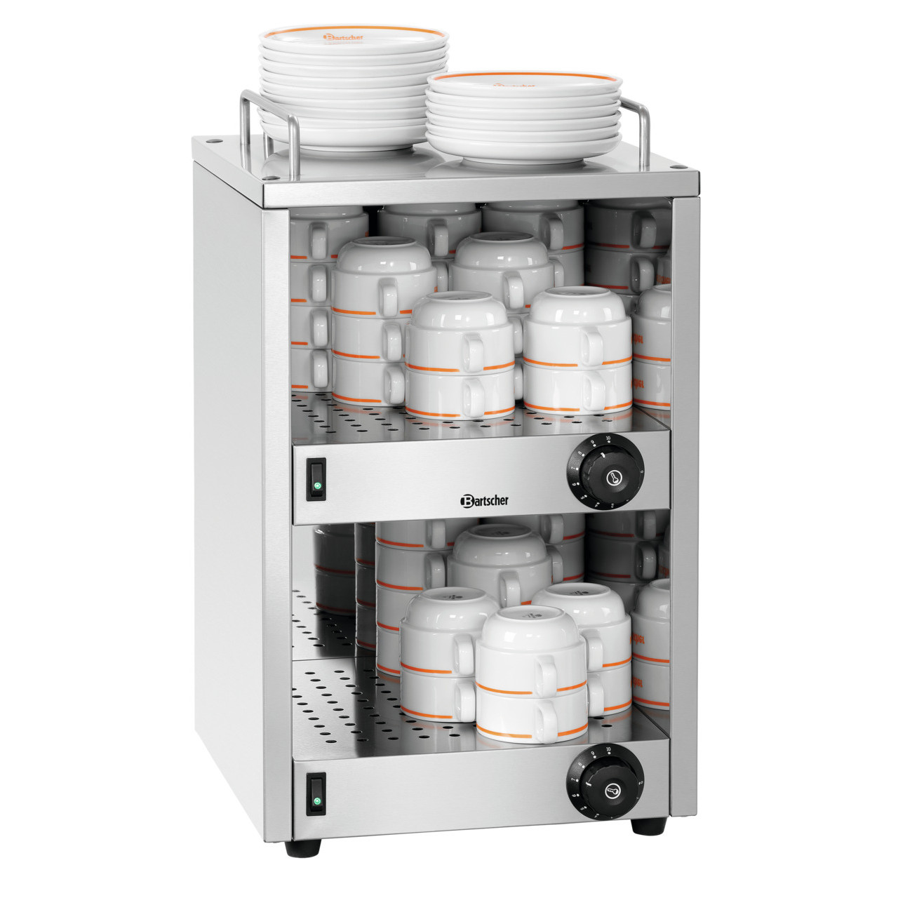 Tassenwärmer für 72 Tassen 320 x 320 x 545 mm / 230 V / 0,14 kW
